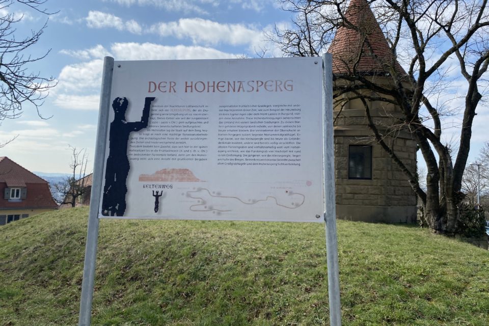 Teil des Rundwegs um die Festung Hohenasperg